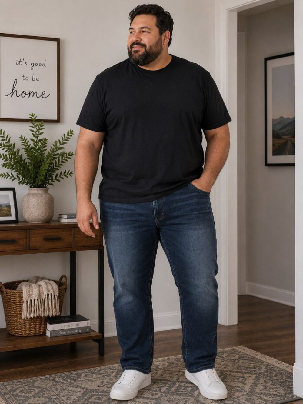 Buffalo David Bitton Six-X Basic Straight Stretch Jeans Men’s 44x32 NWT
